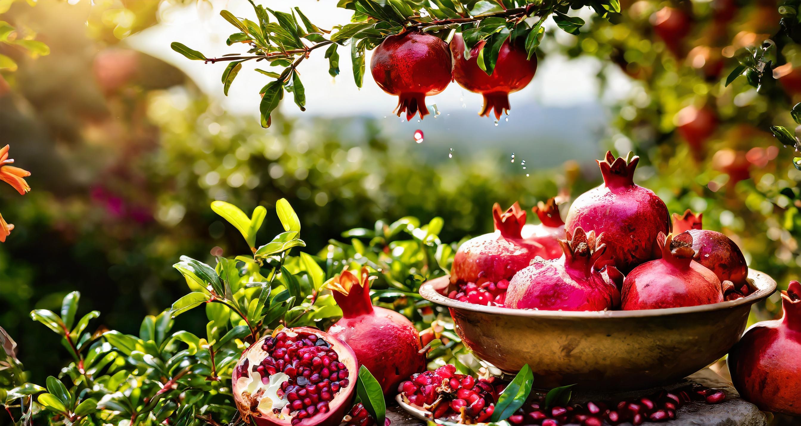 This is an image for topic Unlocking Pomegranate's Health Benefits 