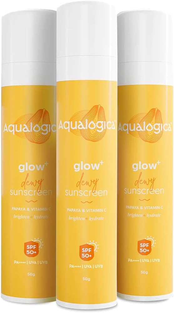 Aquaglocia Glow+ Dewy Sunscreen SPF 50++