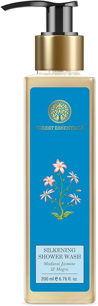 Forest Essentials Silkening Shower Wash Madurai Jasmine and Mogra