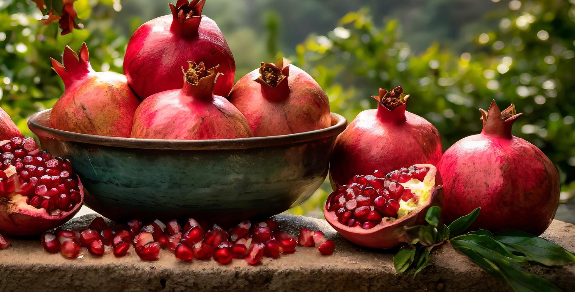 Pomegranate health benefits image