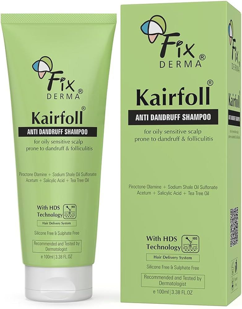 Fixderma Kairfoll Dandruff Shampoo for Oily Sensitive Scalp