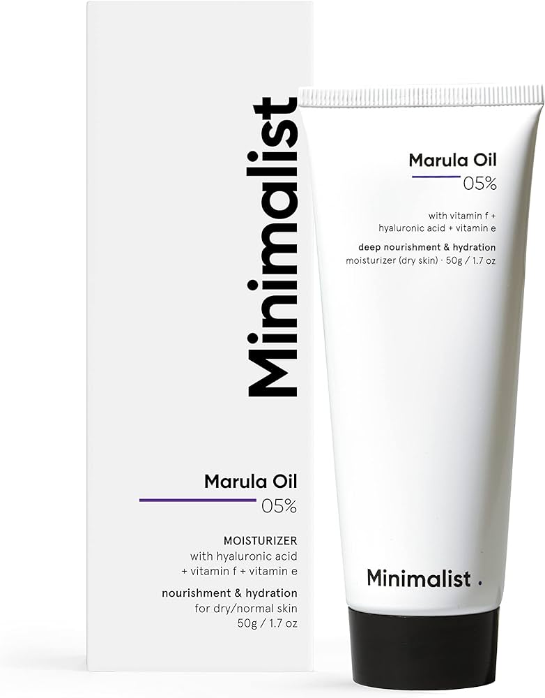 Minimalist Marula Oil 5% Face Moisturizer For Dry Skin