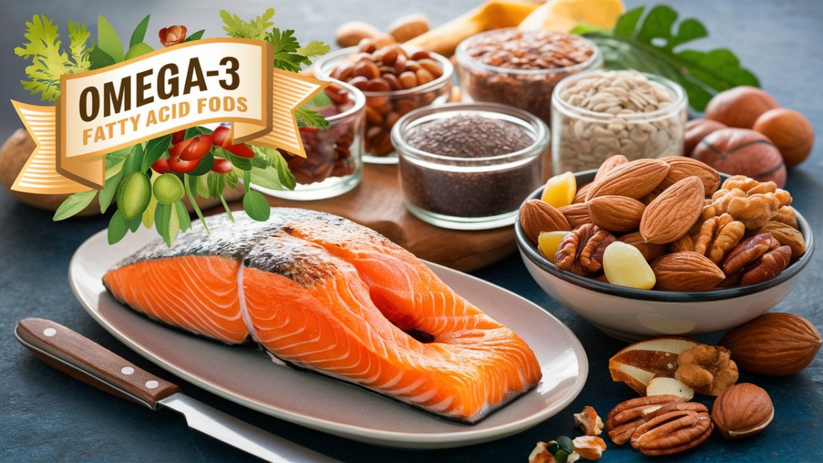 This is an image for topic Omega-3 Fatty Acid Foods