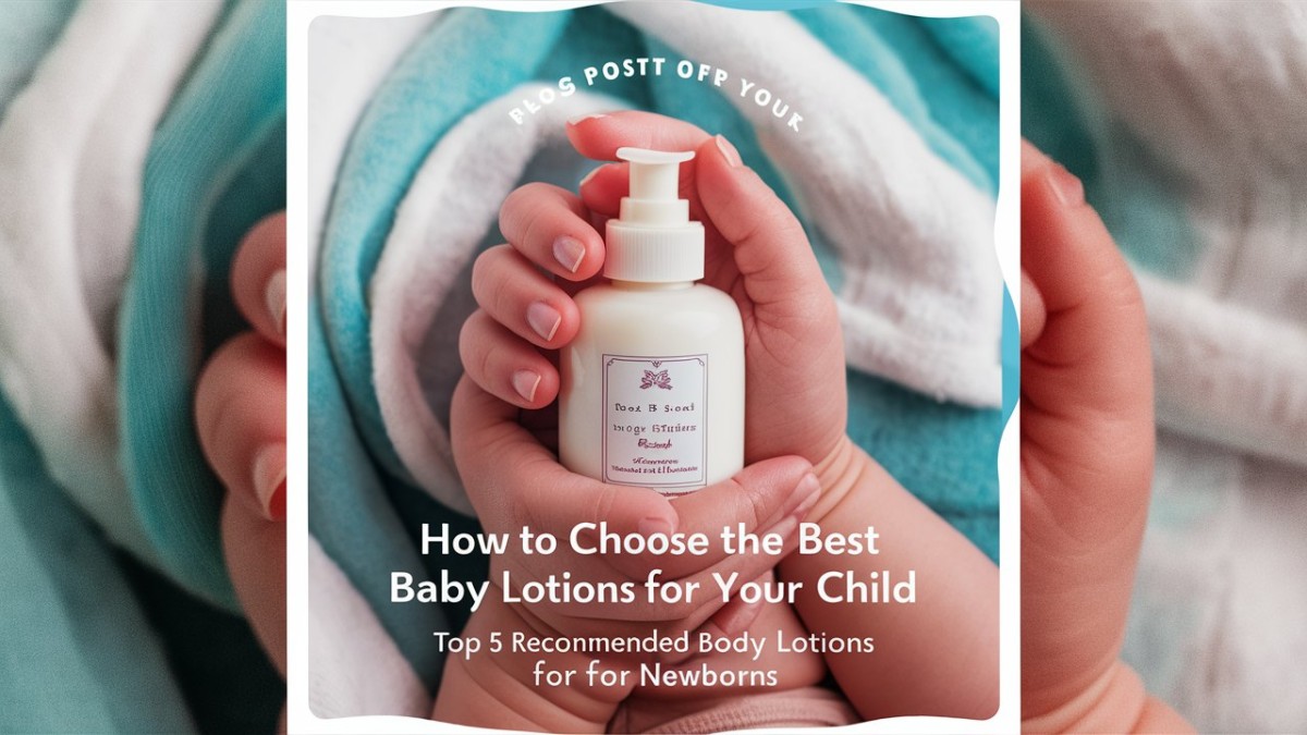 This is an image for topic How To Choose The Best Baby Lotion For Your Child | 5 Best Body Lotions For Newborns' 