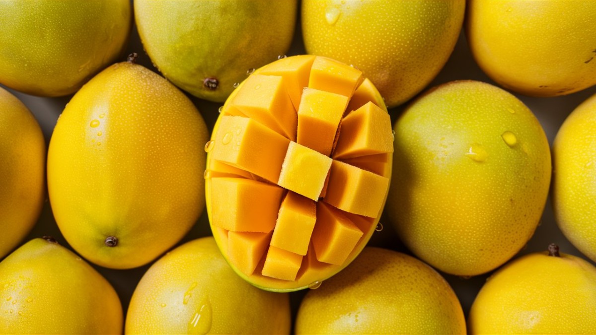 This is an image for topic Alphonso mangoes: Nutrition, Health Benefits, and Side Effects. 