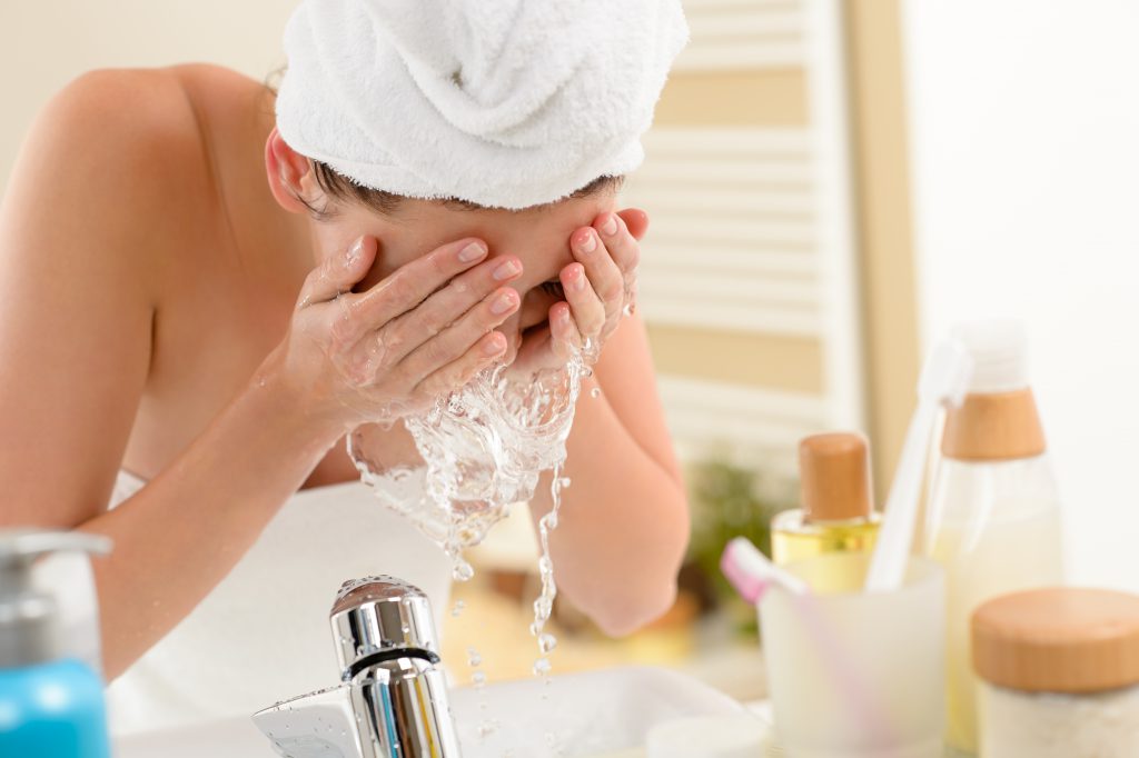 You should over-wash your face to get rid of oil