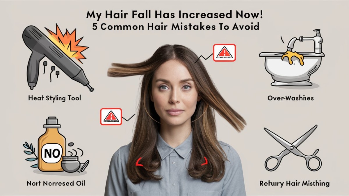 This is an image for topic 5 Common Hair Mistakes You Should Avoid!