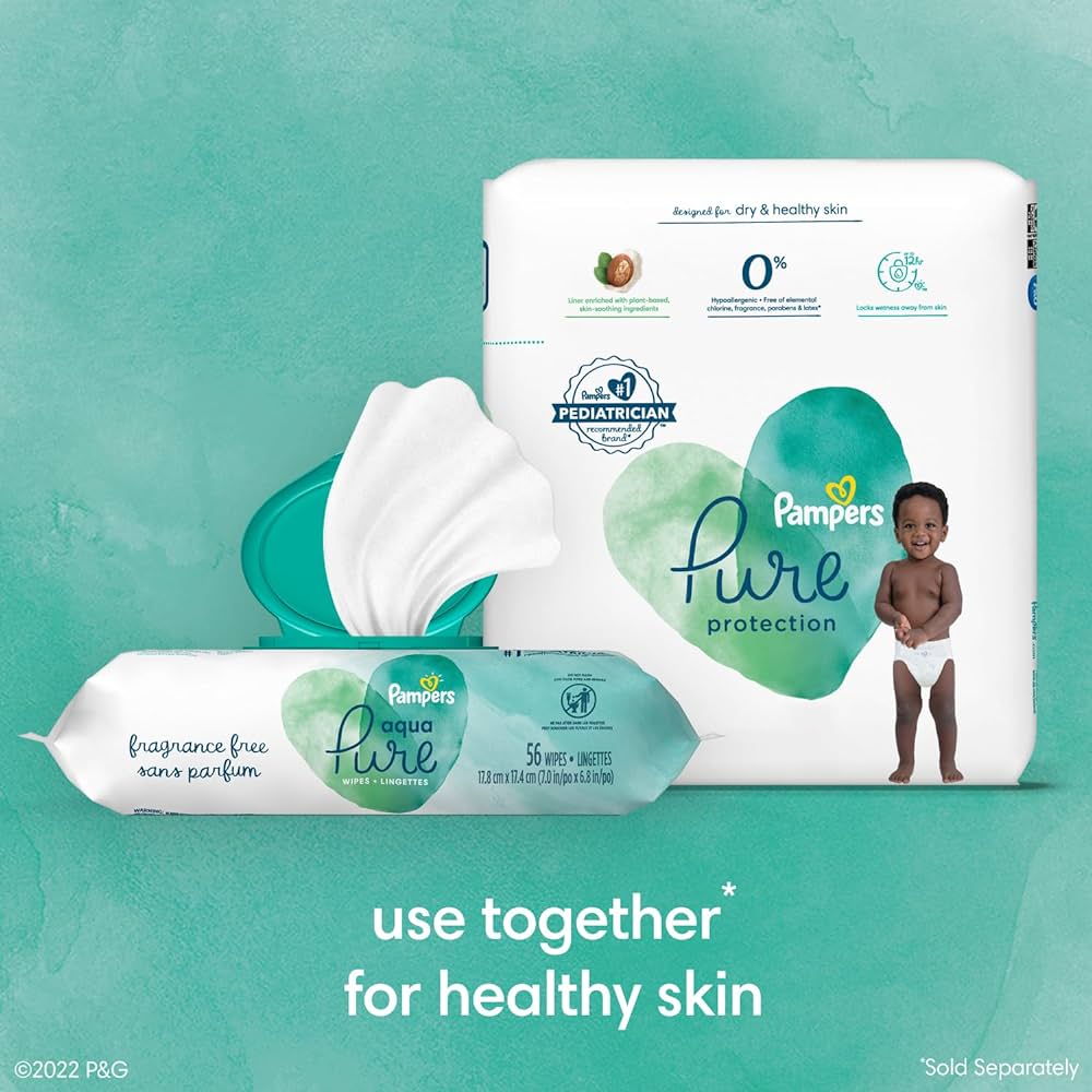 Pampers pure protection diapers