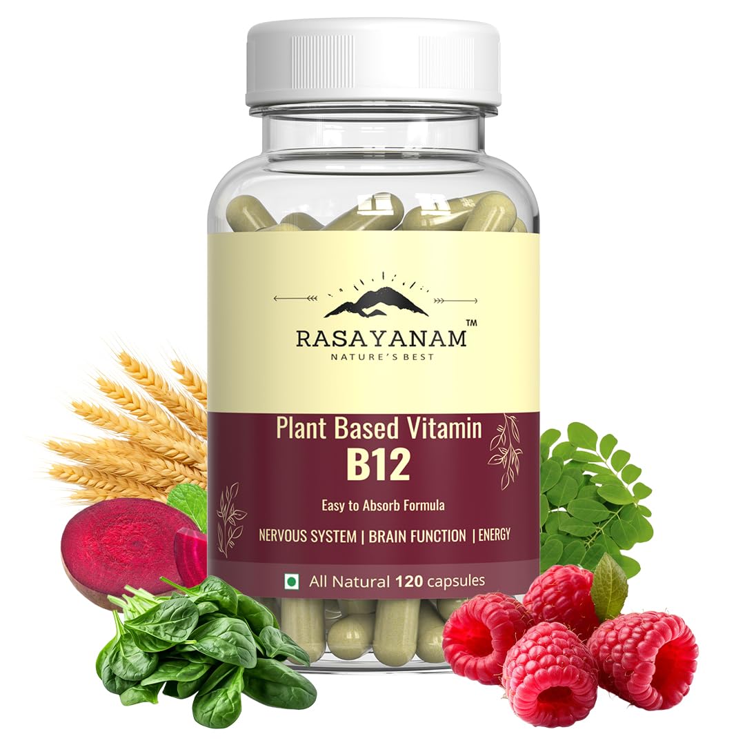 Rasayanam Plant-Based Vitamin B12 Supplement for Men & Women