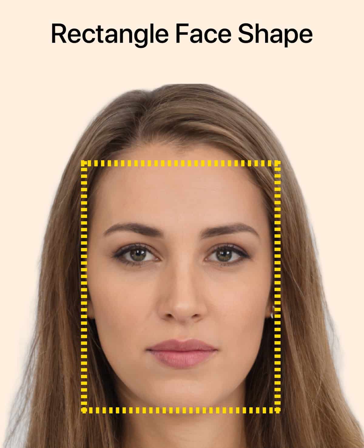 Rectangle Face Shape