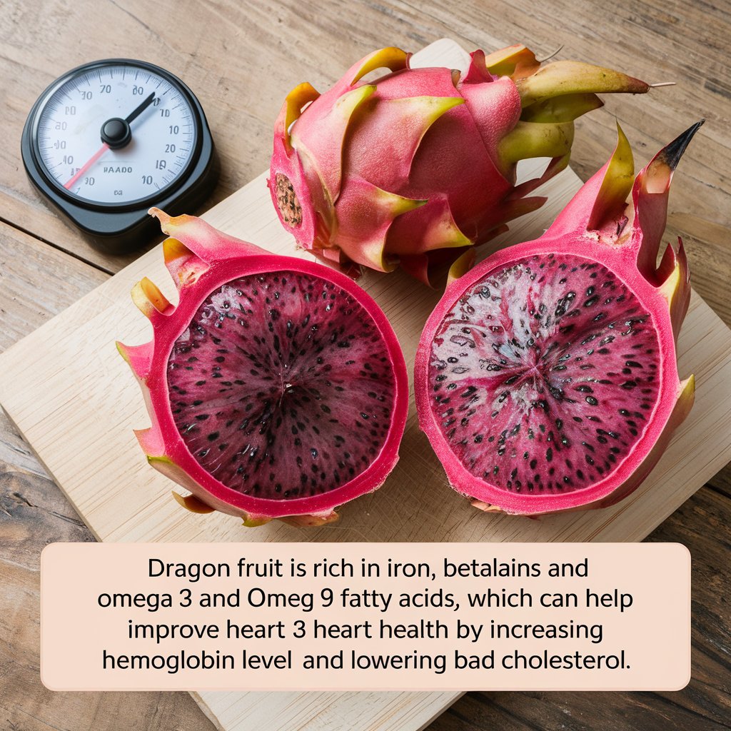 Dragon fruit for heart health