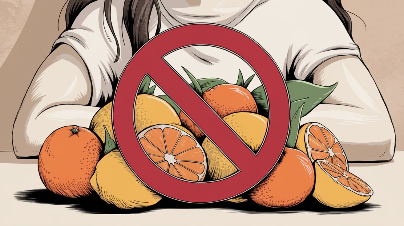 No citrus fruits