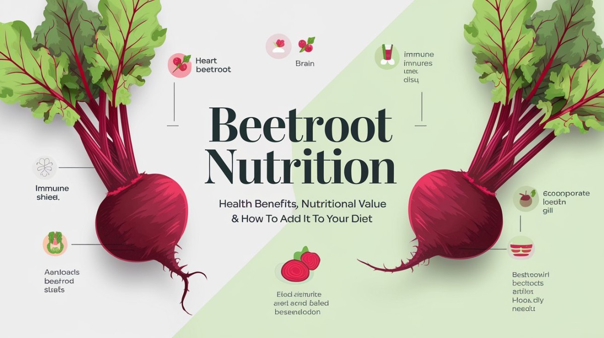 This is an image for topic Beetroot Nutrition: Health Benefits, Nutritional Value & How to Add it to Your Diet