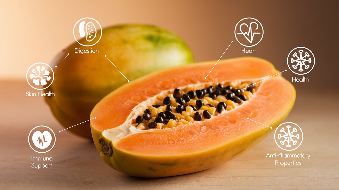 Papaya: For immunity, heart, and digestive health!