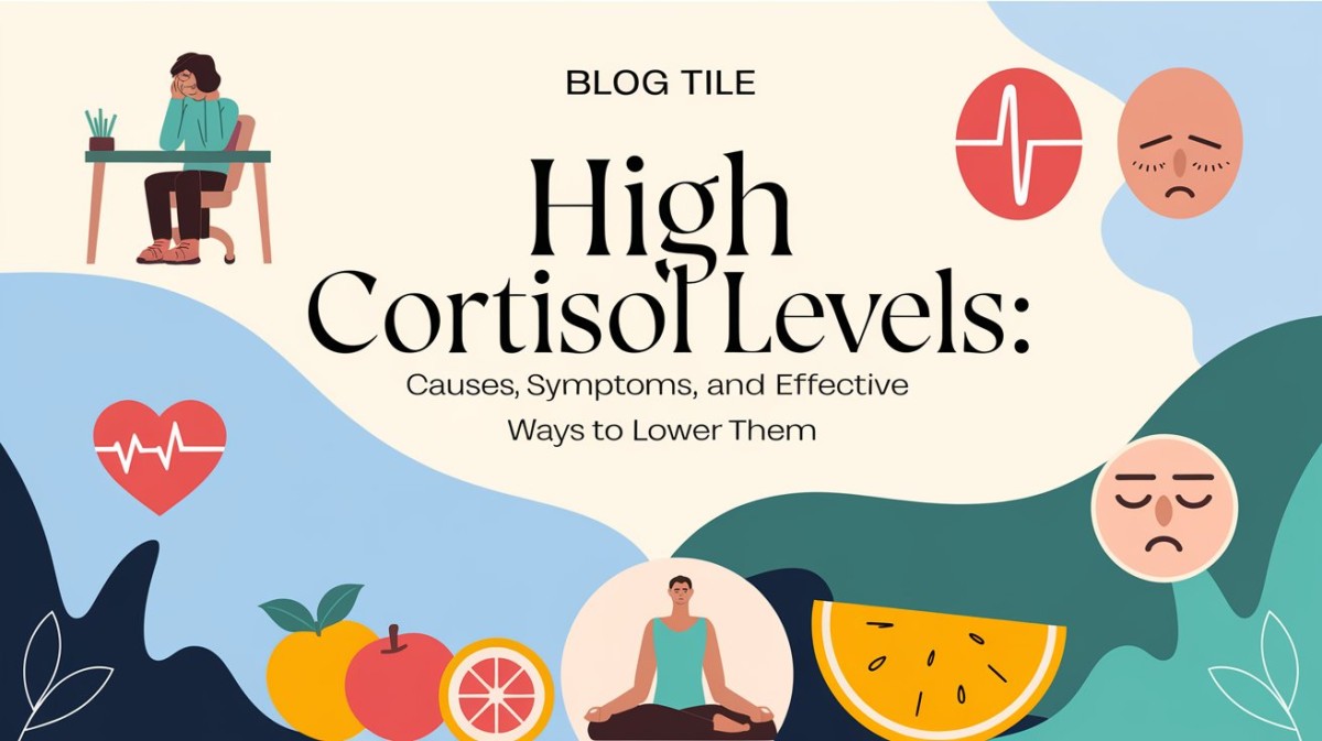 This is an image for topic High Cortisol Levels: Causes, Symptoms, and How to Manage Them